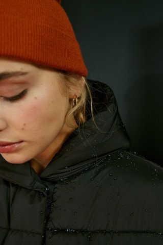 Doudoune à capuche - Noir