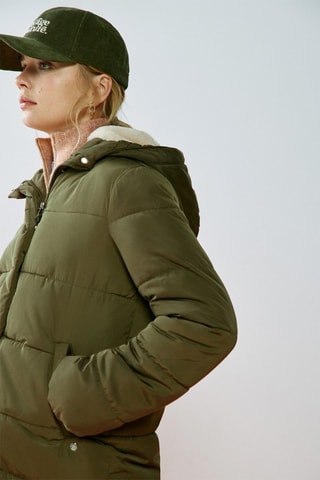Doudoune à capuche - Vert