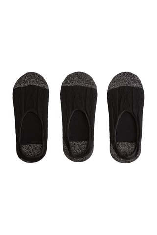 3 paires de socquettes - Noir