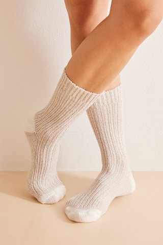 Chaussettes - Beige