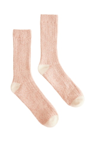 Chaussettes - Rose poudré