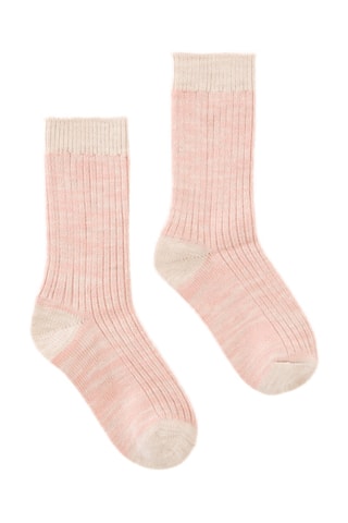 Chaussettes - Rose poudré