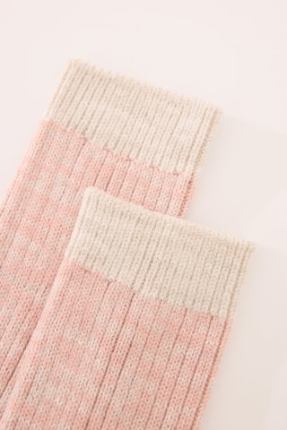 Chaussettes - Rose poudré