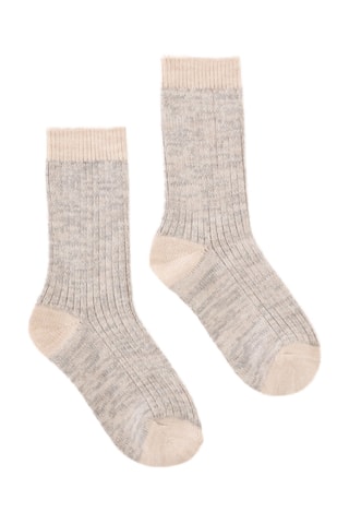 Chaussettes - Gris clair chiné