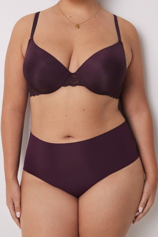 Culotte taille haute - Violet