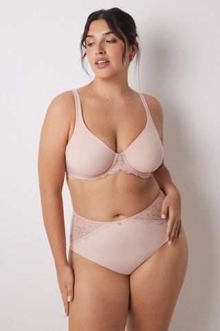Culotte taille haute - Rose poudré