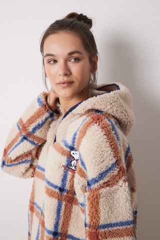 Pyjama Snoopy Snoopy et les Peanuts - Ecru et bleu marine