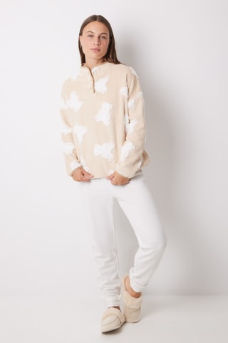 Pyjama - Marron clair et blanc