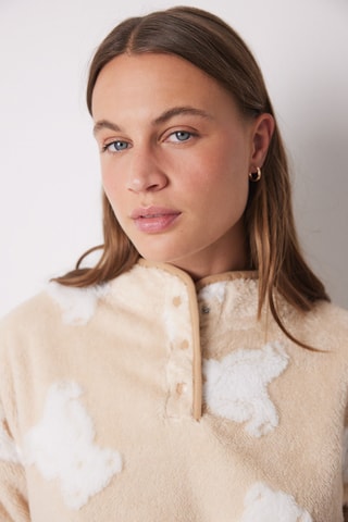 Pyjama - Marron clair et blanc