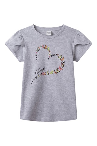 T-shirt - Gris clair chiné