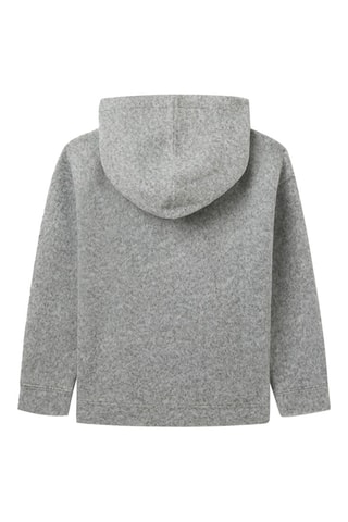 Sweat à capuche - Gris clair chiné