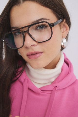 Sweat à capuche - Rose et saumon