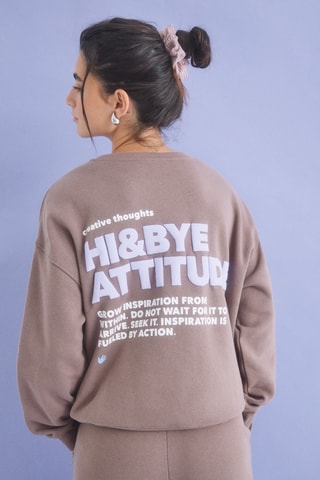 Sweat polaire - Taupe