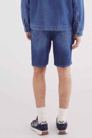 Bermuda en jean - Bleu cobalt