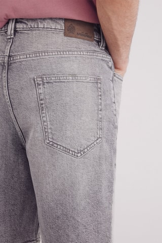 Bermuda en jean - Gris clair