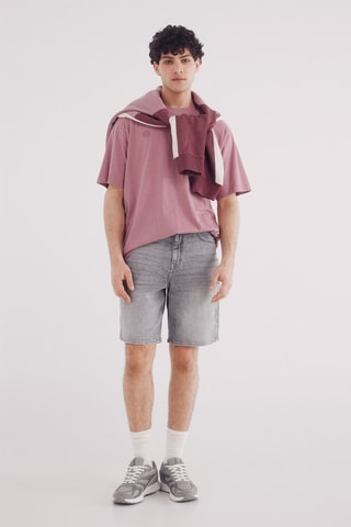 Bermuda en jean - Gris clair