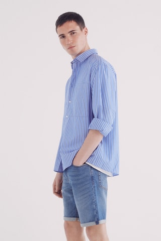 Bermuda en jean - Bleu clair