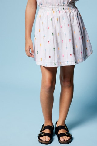 Jupe - Blanc et rose