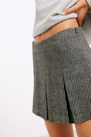 Minijupe - Gris et noir