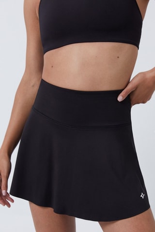 Minijupe taille haute - Noir