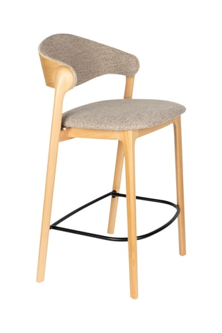 2 tabourets de bar en hêtre et frêne Babington - 51,4 x 91,5 x 57,7 cm