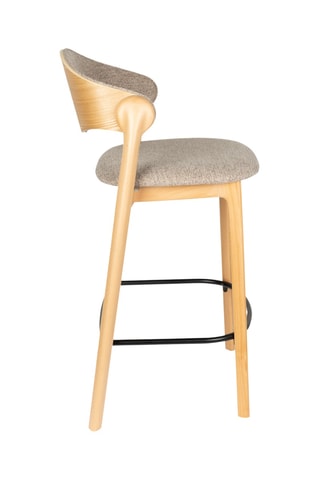 2 tabourets de bar en hêtre et frêne Babington - 51,4 x 91,5 x 57,7 cm