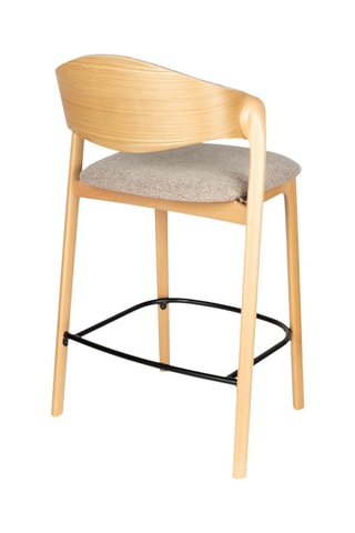 2 tabourets de bar en hêtre et frêne Babington - 51,4 x 91,5 x 57,7 cm