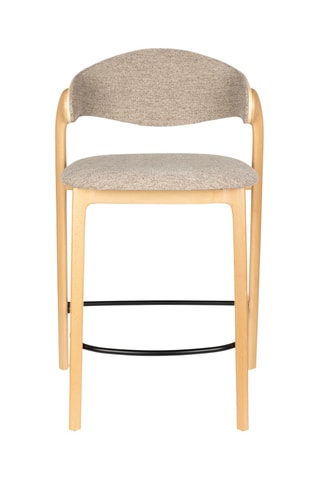 2 tabourets de bar en hêtre et frêne Babington - 51,4 x 91,5 x 57,7 cm