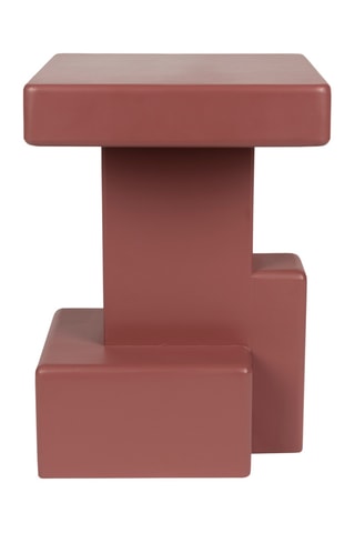 Table d'appoint en bois de noyer Blast - 35 x 50 x 35 cm