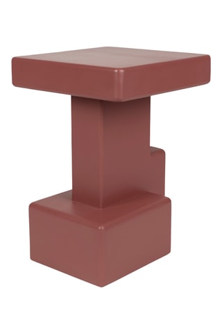 Table d'appoint en bois de noyer Blast - 35 x 50 x 35 cm