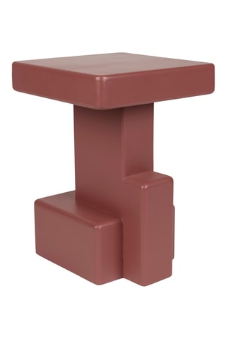 Table d'appoint en bois de noyer Blast - 35 x 50 x 35 cm