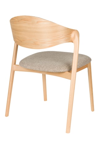 2 chaises en hêtre Babington - 56,5 x 80,5 x 58 cm