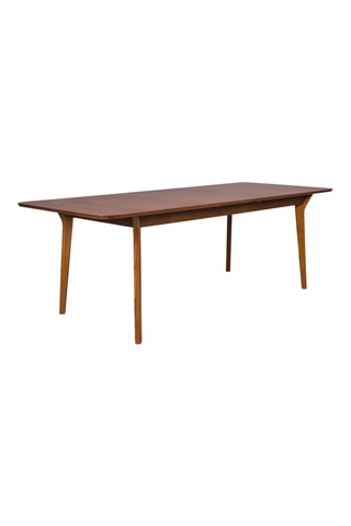 Table à manger extensible en bois d'hévéa Ellen - 180/220 x 75 x 90 cm
