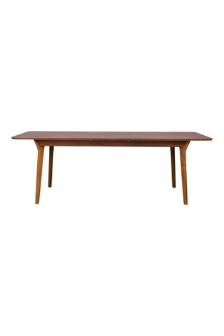 Table à manger extensible en bois d'hévéa Ellen - 180/220 x 75 x 90 cm