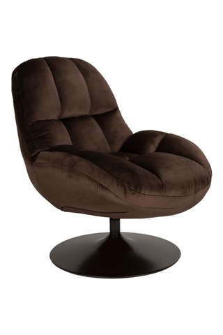 Fauteuil Beefy - Marron - En polyester