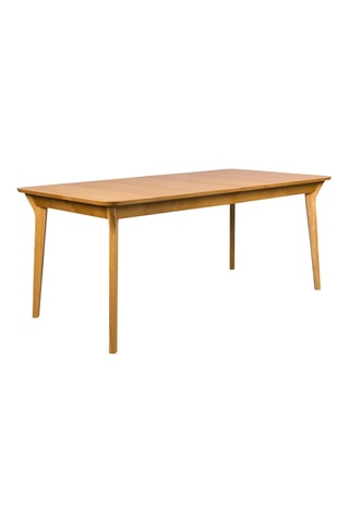 Table à manger extensible en bois d'hévéa Ellen - 180/220 x 75 x 90 cm