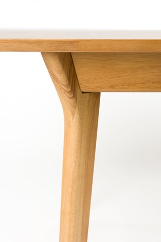 Table à manger extensible en bois d'hévéa Ellen - 180/220 x 75 x 90 cm