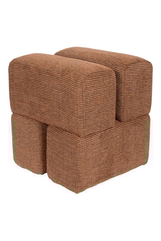 Pouf Staple - Marron - En polyester