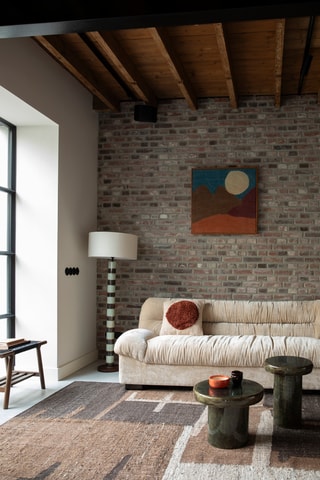 Table d'appoint en manguier Mush - 45 x 35 cm