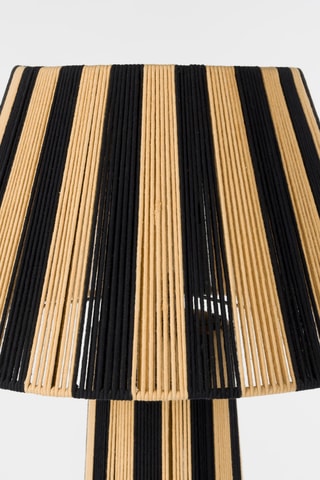 Lampe à poser Stripe it up - Noir