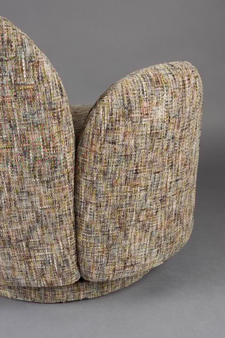 Fauteuil Rose - Beige - En polyester