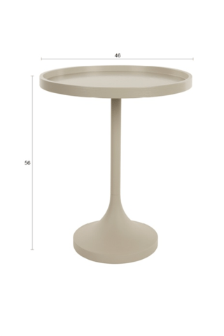 Table d'appoint en chêne Jason - 50 x 46 cm