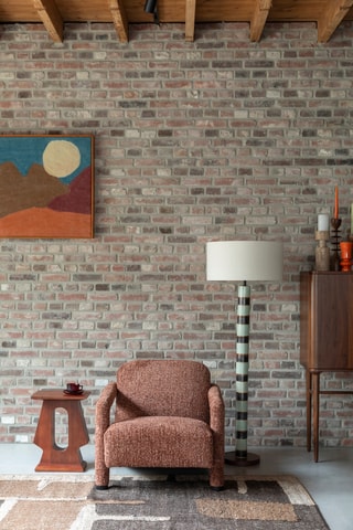 Fauteuil Kent - Marron - En polyester