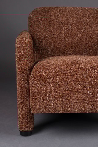 Fauteuil Kent - Marron - En polyester