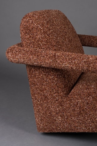 Fauteuil Kent - Marron - En polyester