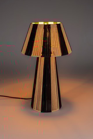 Lampe à poser Stripe it up - Noir