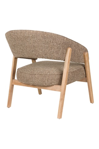 Fauteuil Bright - Marron - En polyester