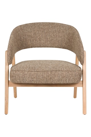 Fauteuil Bright - Marron - En polyester