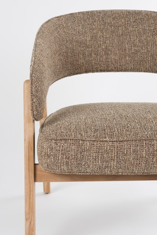 Fauteuil Bright - Marron - En polyester