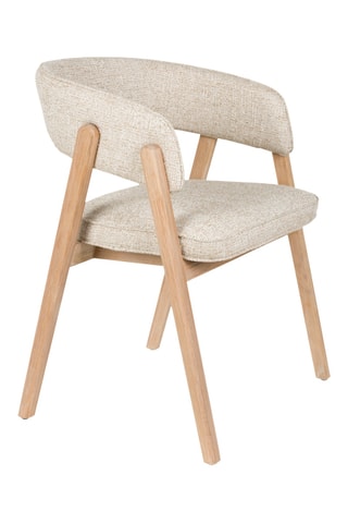 Chaise en chêne Bright - 59,5 x 76 x 57 cm